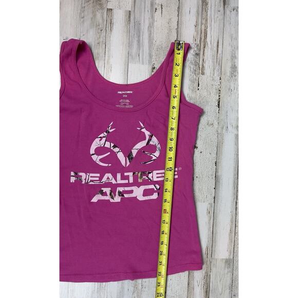 Real Tree APC Ladies Sleeveless Tank Top Pink Sz Sm - Picture 6 of 6
